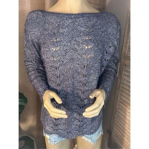 Soft Surroundings Scalloped Hem Sweater